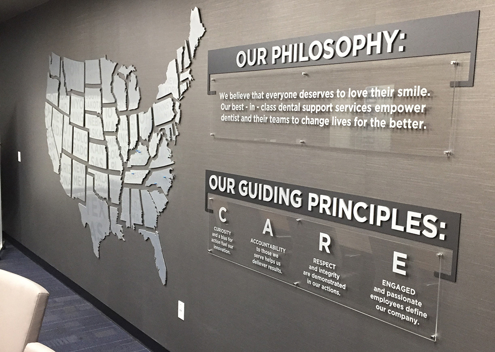 Core Values Wall Displays in Baltimore, MD
