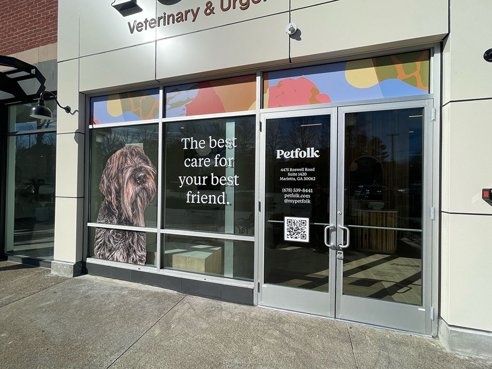 Storefront Graphics in Silver Spring, MD