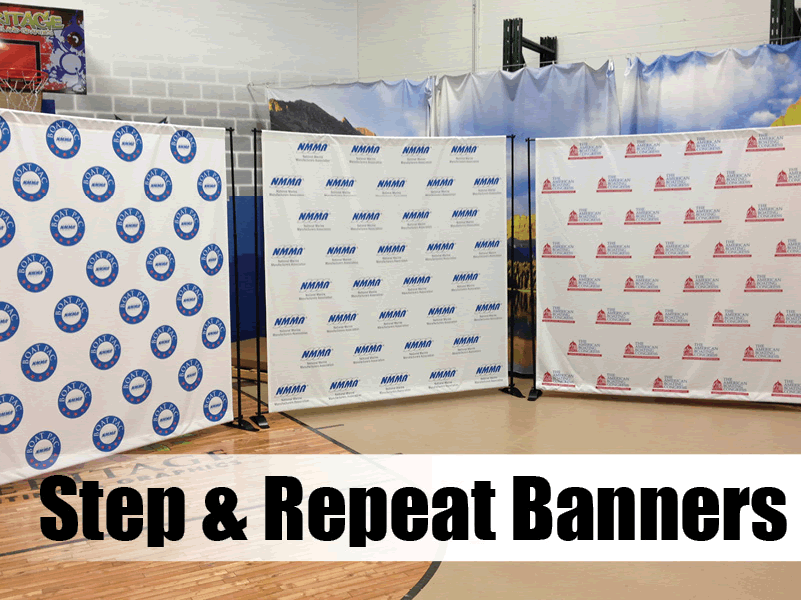 Step and Repeat Banner Stands