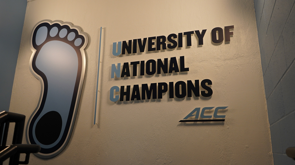 UNC Wrestling Facility Graphics in Chapel Hill, NC