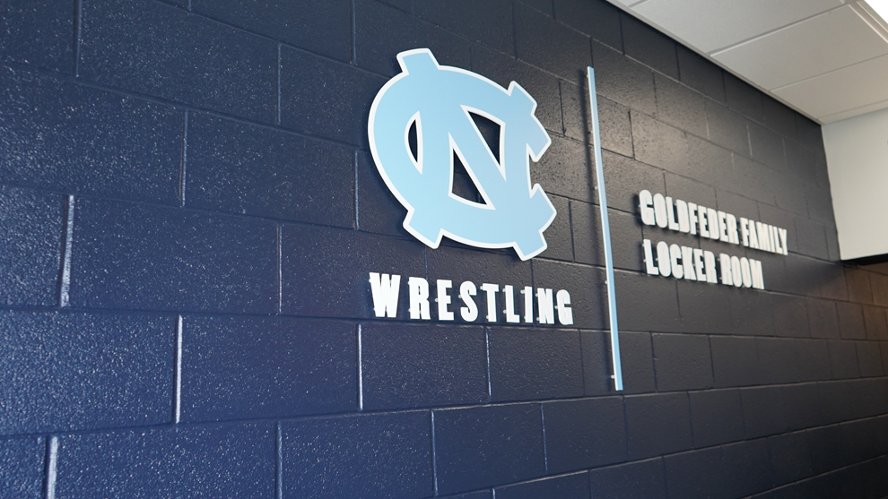 UNC Wrestling Facility Graphics in Chapel Hill, NC