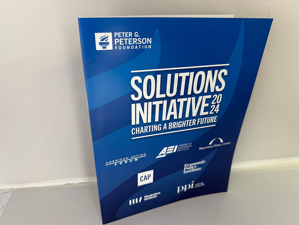 Printing Company Baltimore, MD printing saddle-stitched booklets for business communications