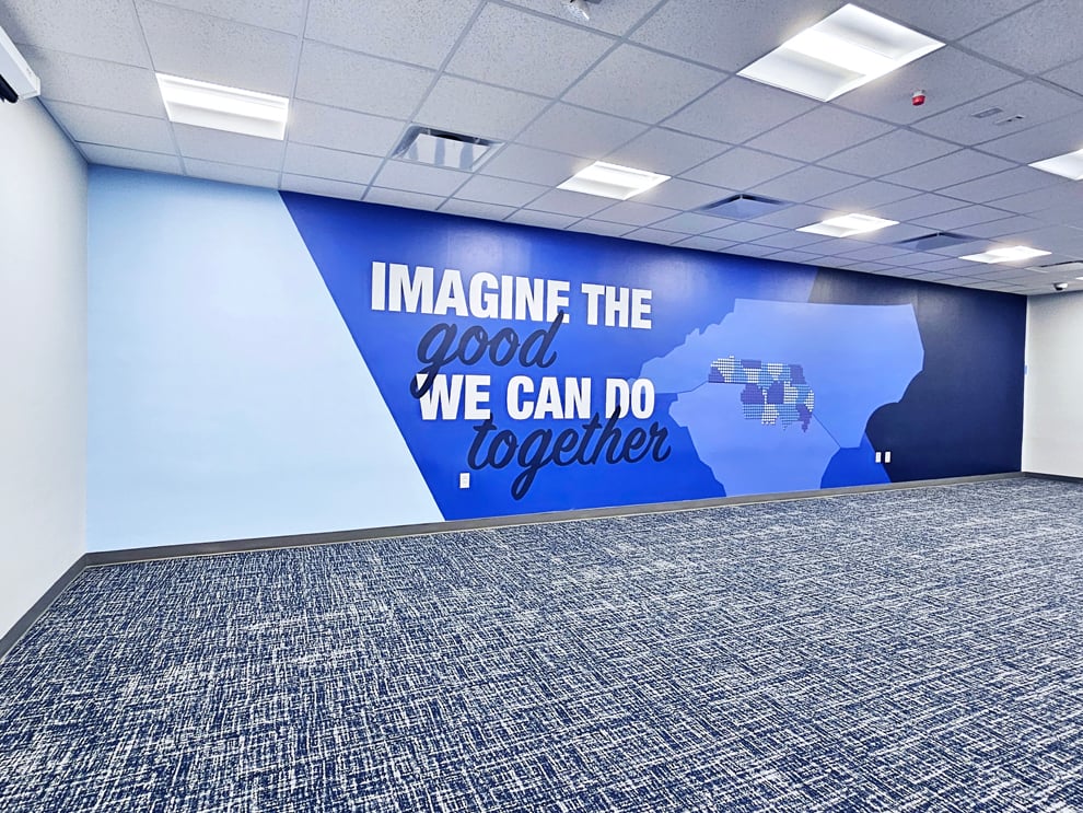 Office adhesive vinyl and wall wraps in Washington, DC