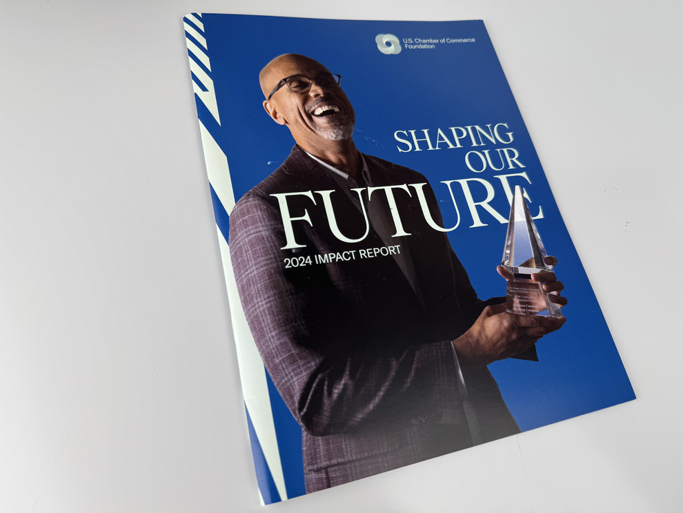 Annual Reports Washington DC printed and mailed as full-color corporate financial report booklets