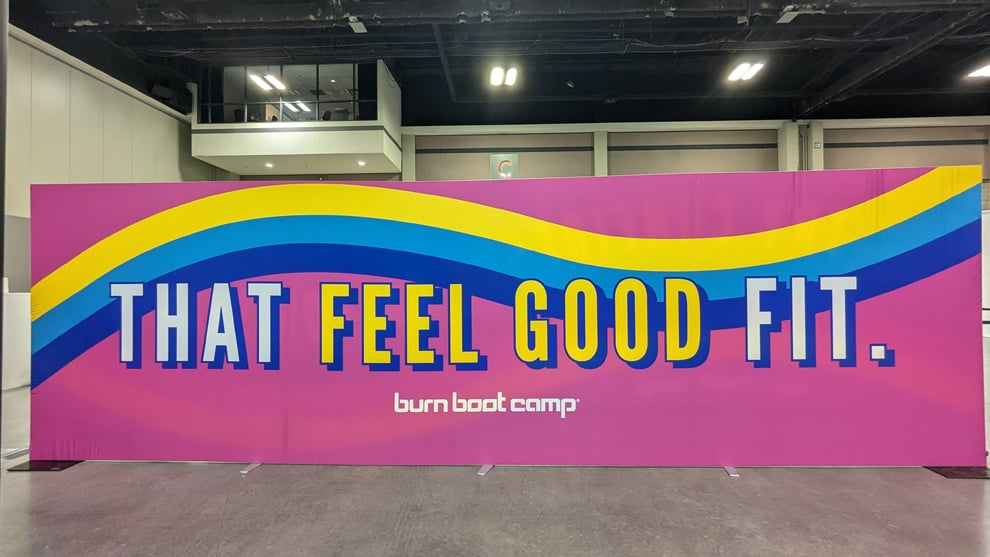 Customizable beMatrix modular displays installed for trade shows in Arlington, VA