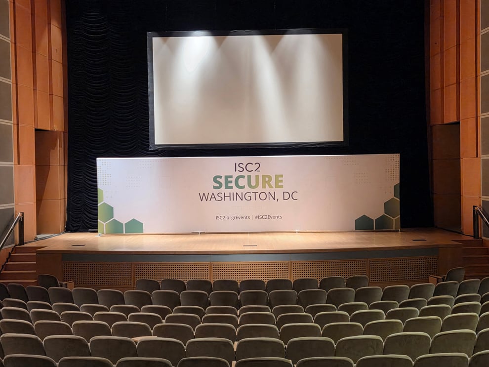 beMatrix frames with printed panel displays for conferences in Arlington, VA