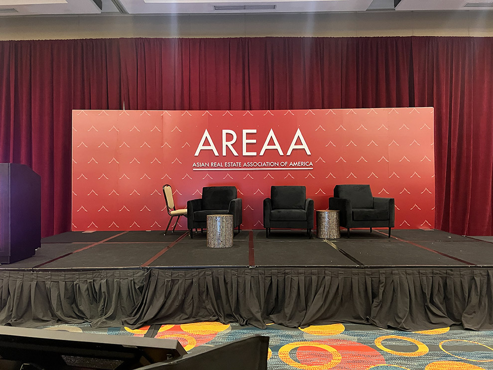 beMatrix modular displays with printed panels for events in Baltimore, MD