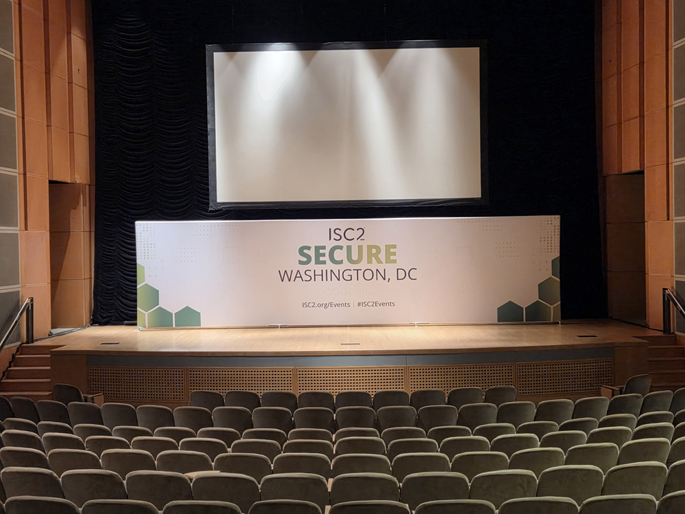 beMatrix frames with printed panel displays for conferences in National Harbor, MD