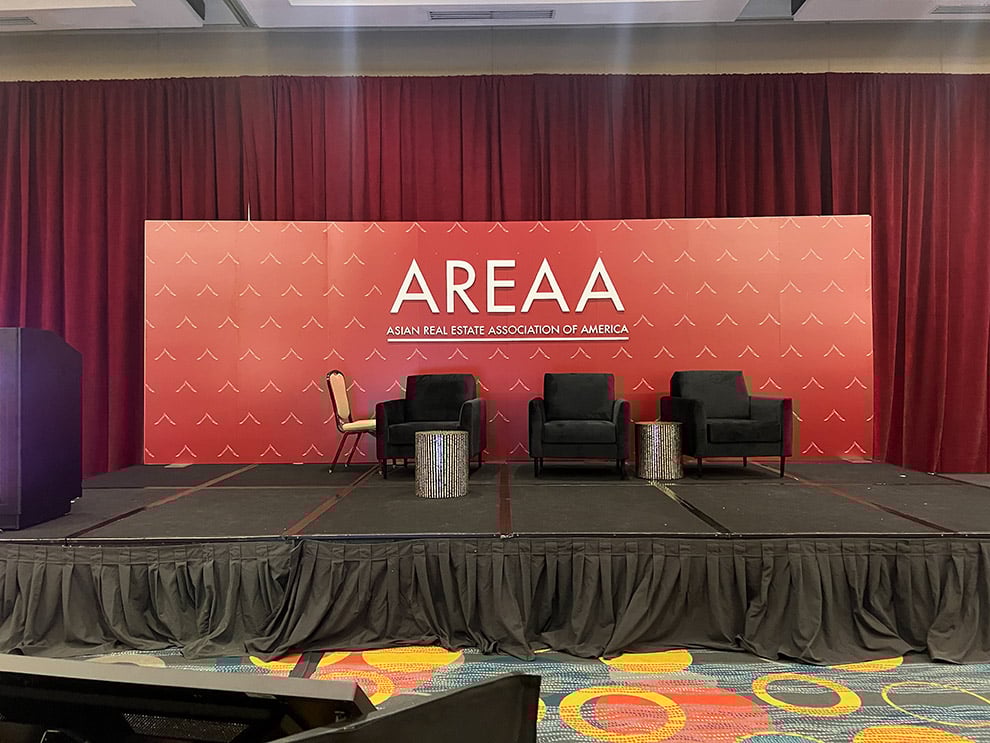 beMatrix modular displays with printed panels for events in Washington DC