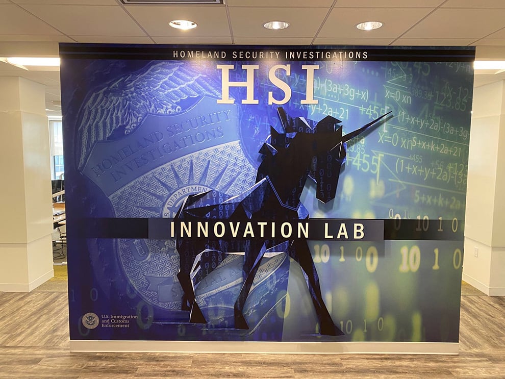 Commercial Interior Graphics Norfolk, VA designed for interior experiential branding