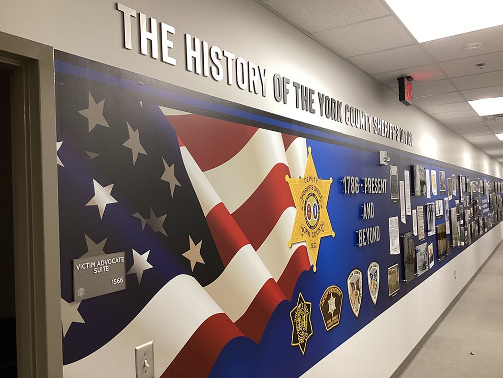 Commercial Interior Graphics Norfolk, VA installed as workplace interior wall graphics