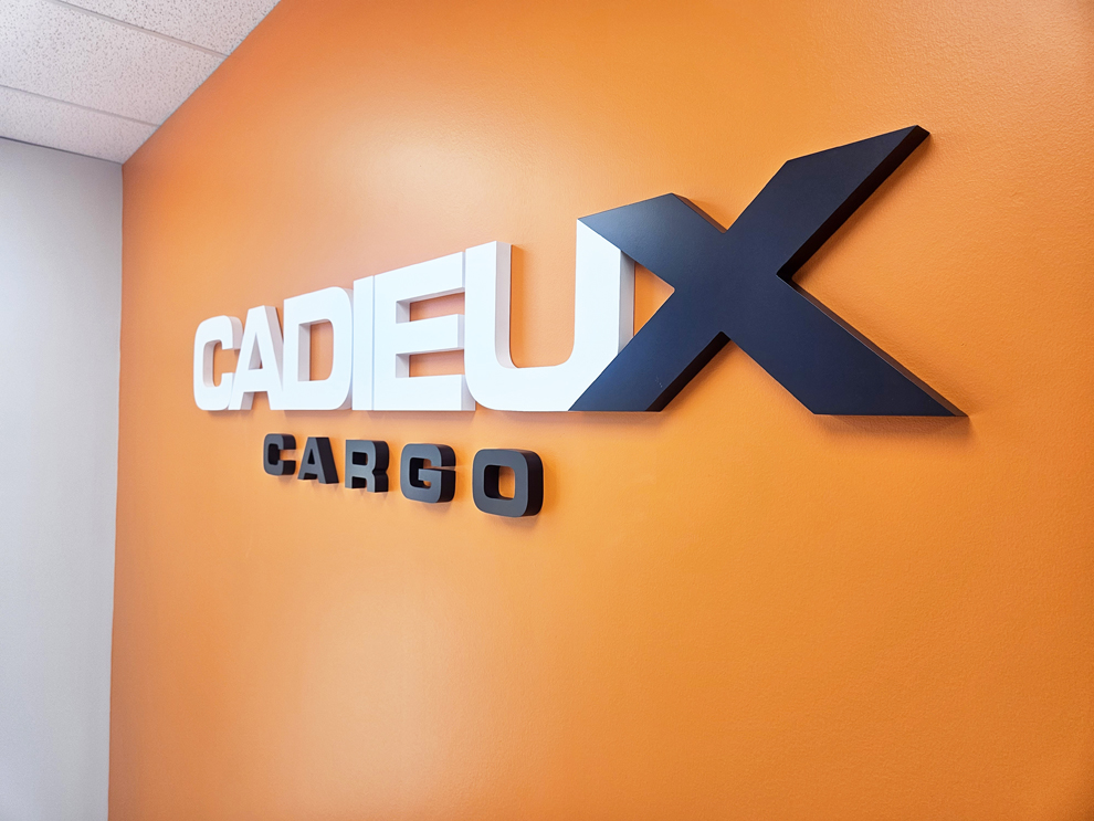 Dimensional Letters in Washington, DC designed and installed with acrylic and metal finishes