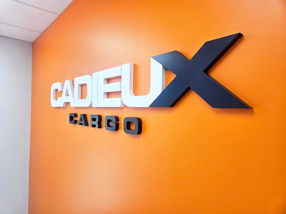 Dimensional Letters in Arlington, VA designed and installed with acrylic and metal finishes