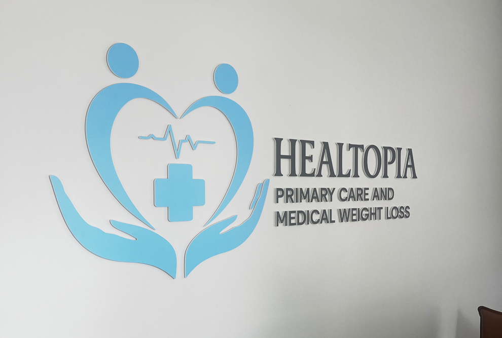 Dimensional Letters in Chesapeake, VA designed and installed for branded workplace walls
