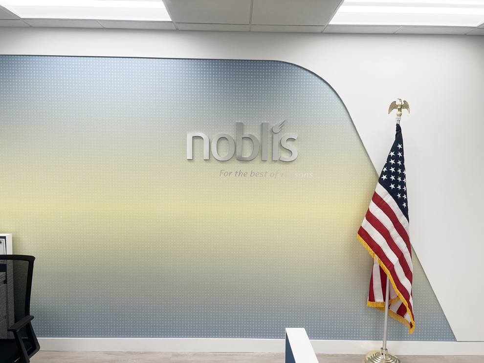 Dimensional Letters in Chesapeake, VA designed and installed for branded wall logos and nameplates