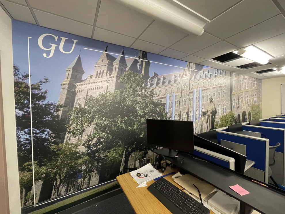 School wall graphics and educational signage in Washington, DC