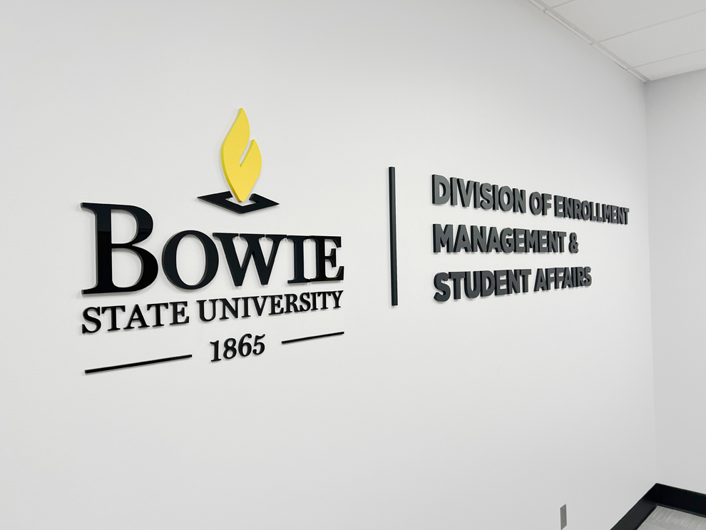 University educational environments with custom wall displays in Washington, DC