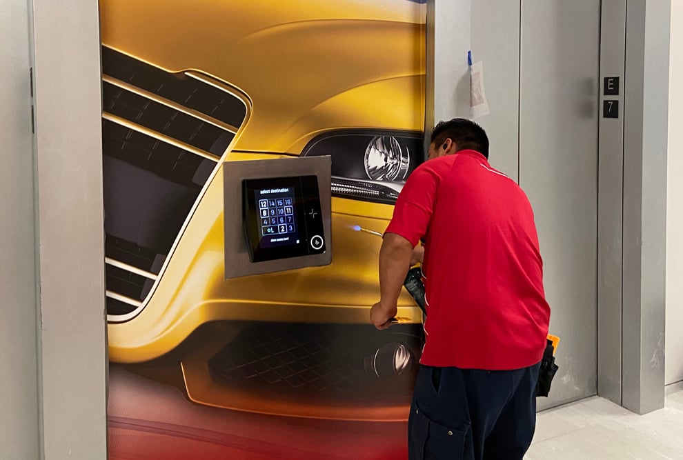 Elevator Wraps in Richmond VA
