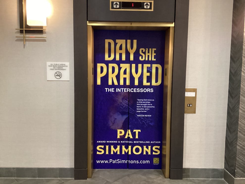 Elevator Wraps in Richmond VA designed and installed for custom cab wall graphics and branded interiors