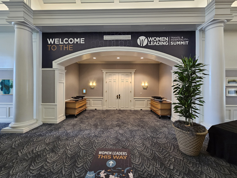 Branded signs and displays for conference event environments in Virginia Beach, VA