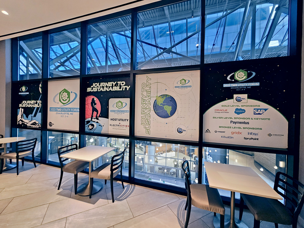 Event signage and custom wall graphics in Arlington, VA