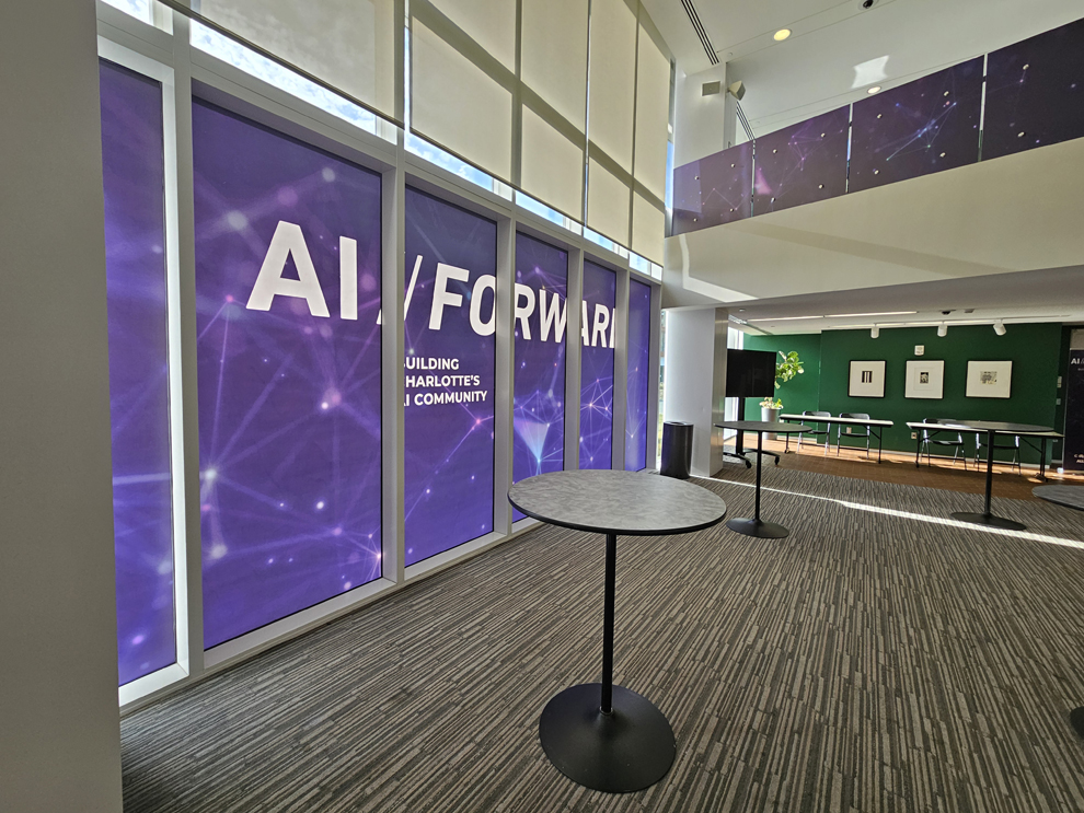 Event signs with large-format graphics for venues in Baltimore, MD