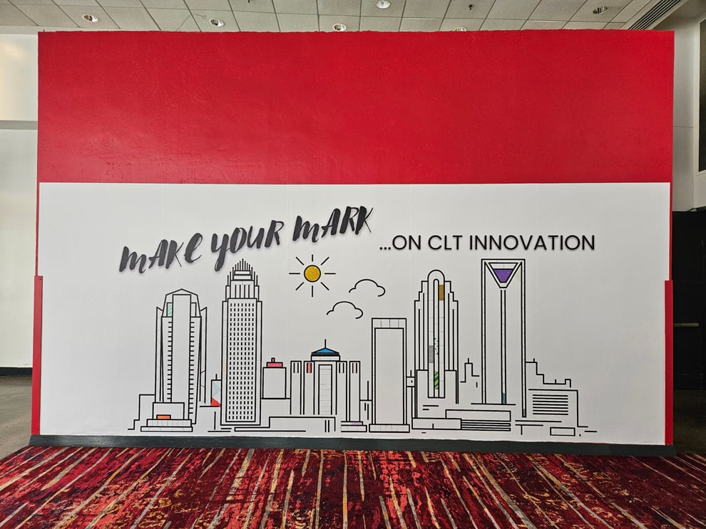 Event signs and graphics installed for conferences in Bethesda, MD