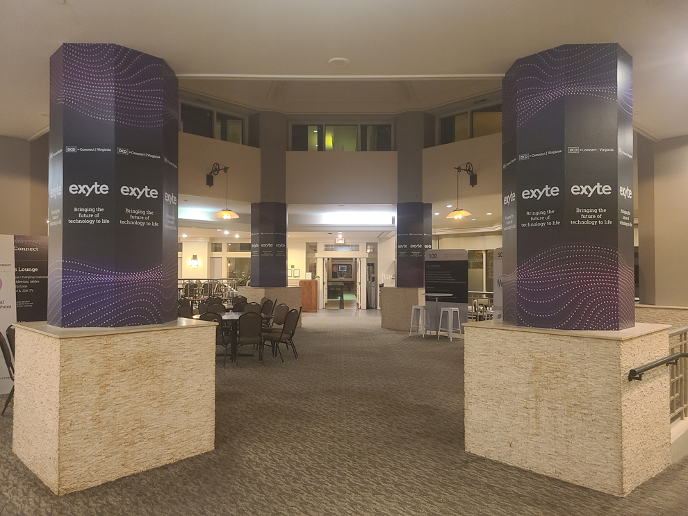 Event signage and branded displays for business meetings in Chesapeake, VA