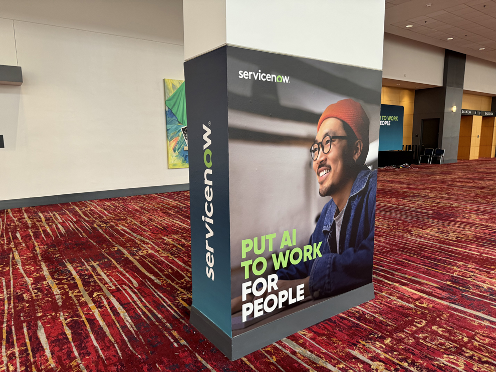 Custom event signage with wall graphics in Fairfax, VA