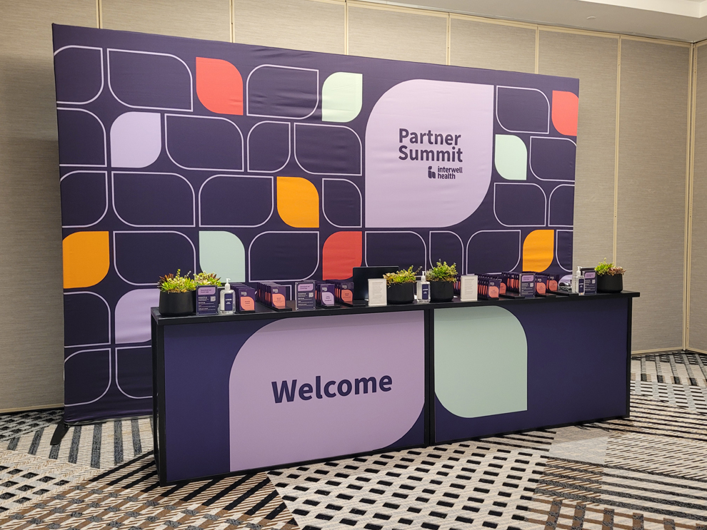 Branded event signs and interior displays in Hampton, VA