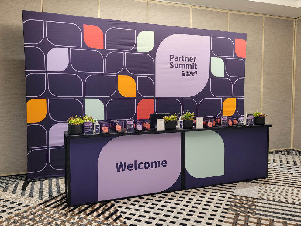 Branded event signs and interior displays in Norfolk, VA