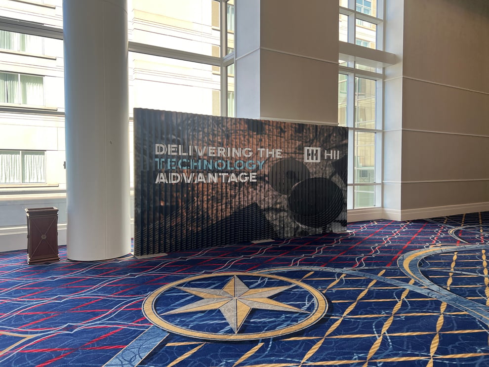 Modular event displays and signs installed for tradeshows in Richmond, VA