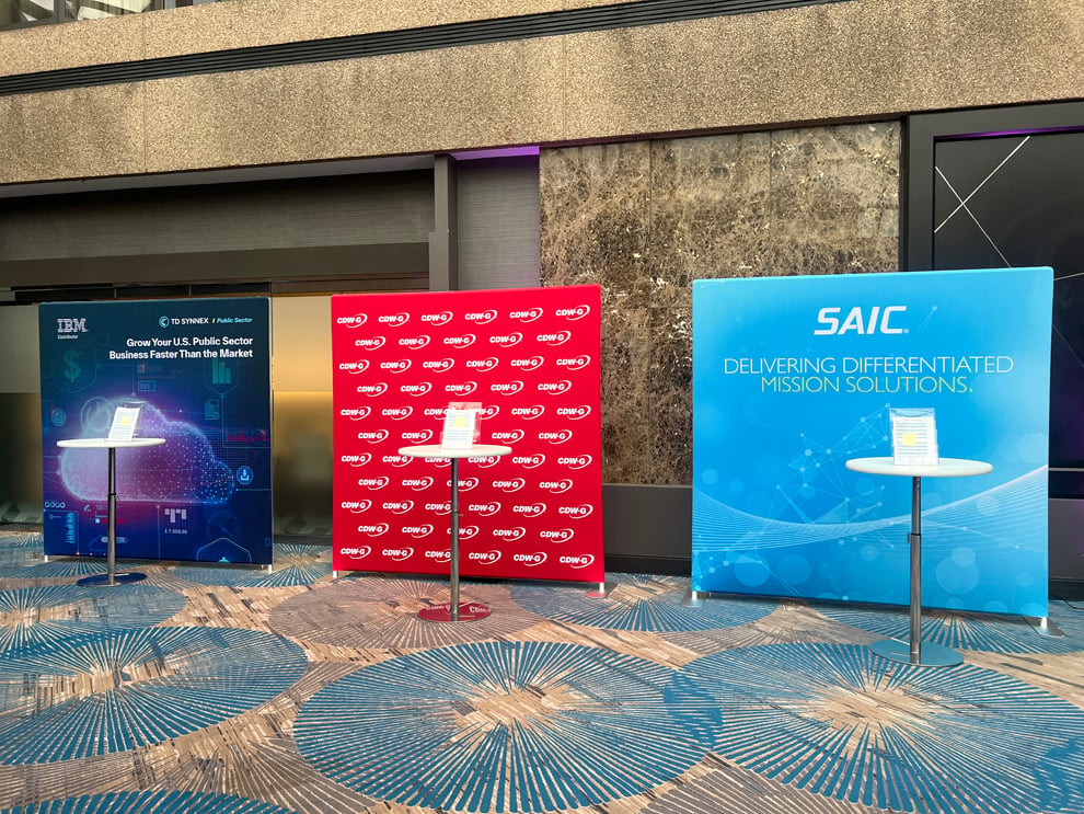 Event signs and branded graphics for conferences in Richmond, VA