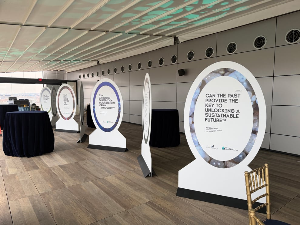 Event signs and graphics installed for conferences in Richmond, VA