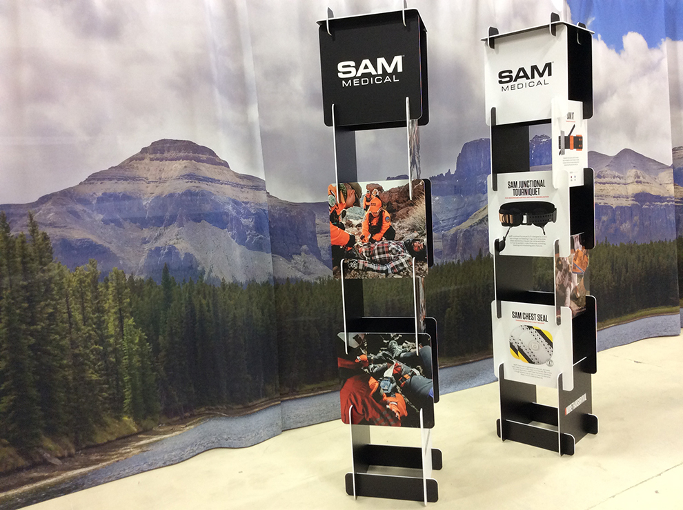 Event Towers in Baltimore, MD designed and installed for trade show sponsorship and marketing impact