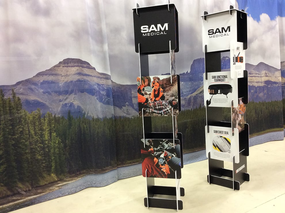 Event Towers in Washington DC designed and installed for trade show sponsorship and marketing impact