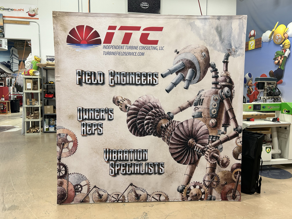 Fabric backdrop displays created for conferences and meetings in Washington, DC