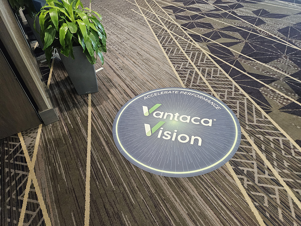 Floor Graphics in Newport News, VA designed and installed for corporate offices and event venues