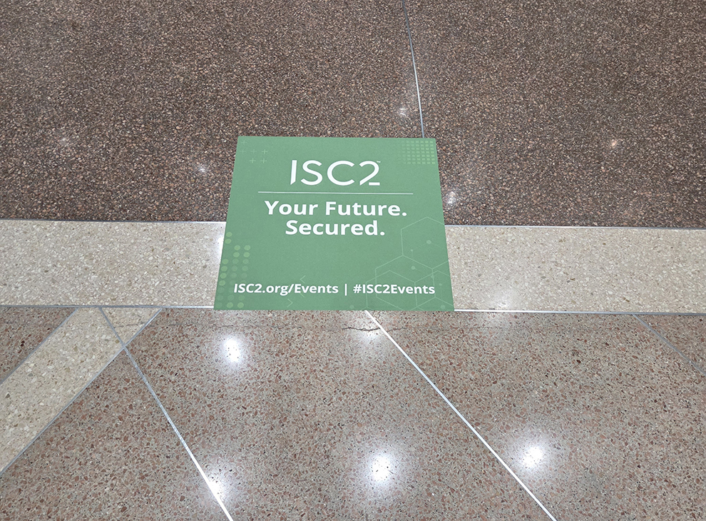 Floor Graphics in Reston, VA designed and installed for trade show and conference environments