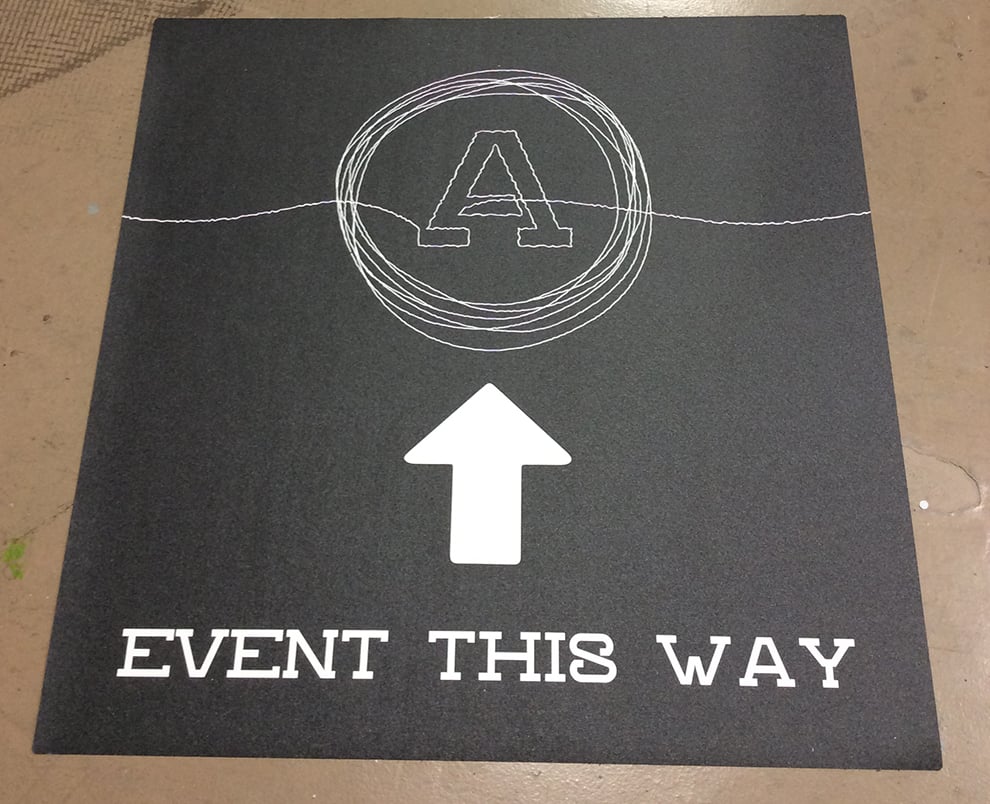 Floor Graphics in Richmond, VA designed and installed for workplace navigation and marketing displays