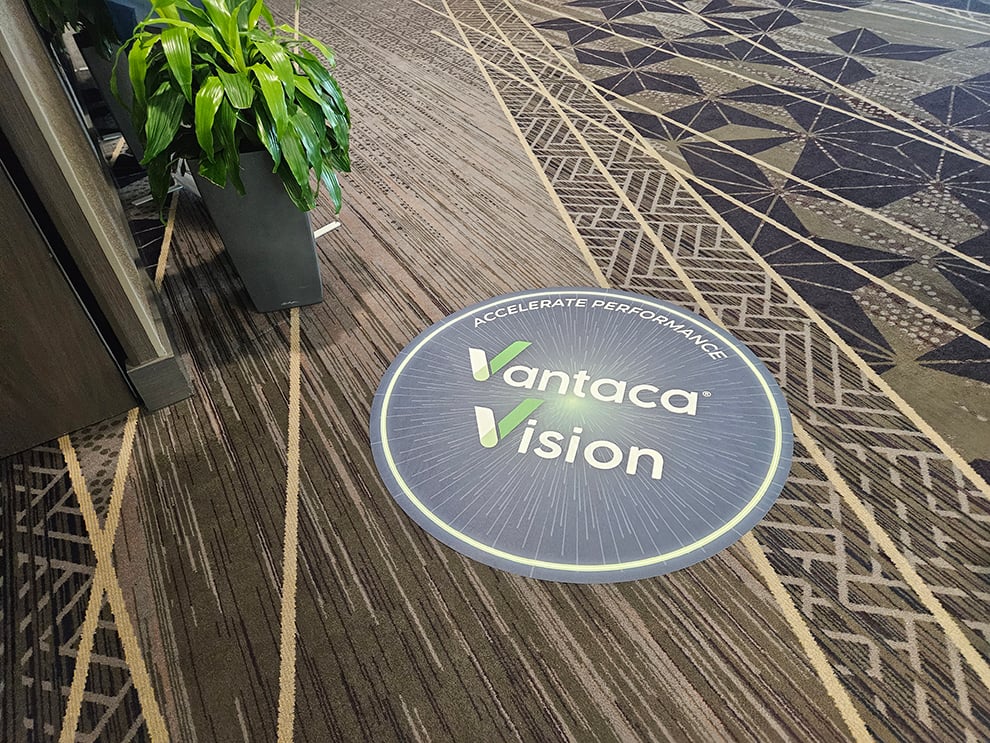 Floor Graphics in Sterling, VA designed and installed for corporate offices and event venues