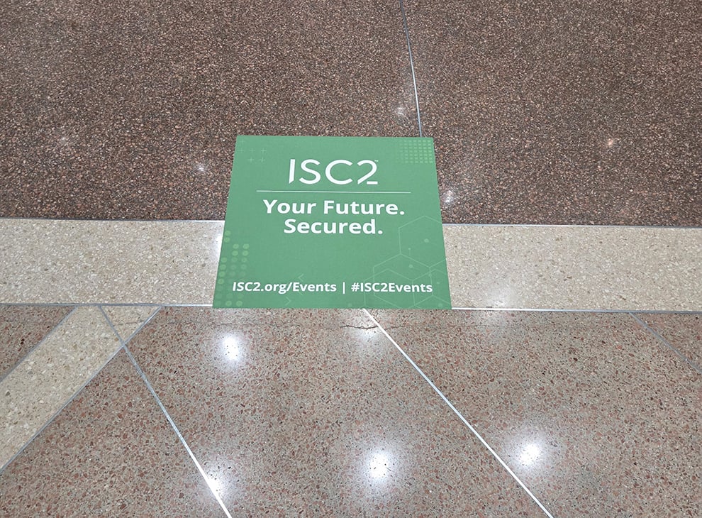 Floor Graphics in Washington, DC designed and installed for trade show and conference environments