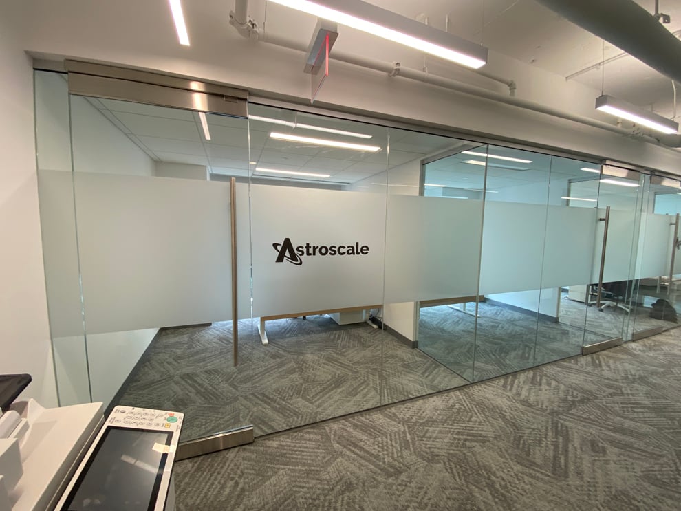 Frosted Vinyl in Arlington, VA designed and installed for company offices and conference areas