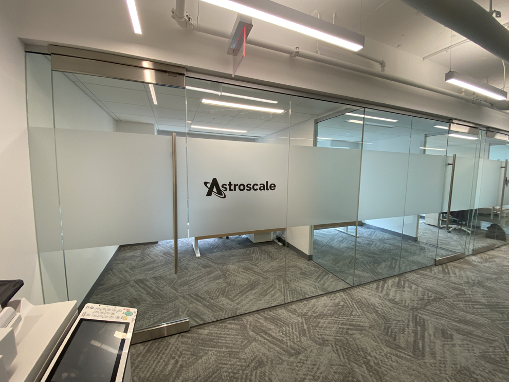 Frosted Vinyl in Baltimore, MD designed and installed for company offices and conference areas