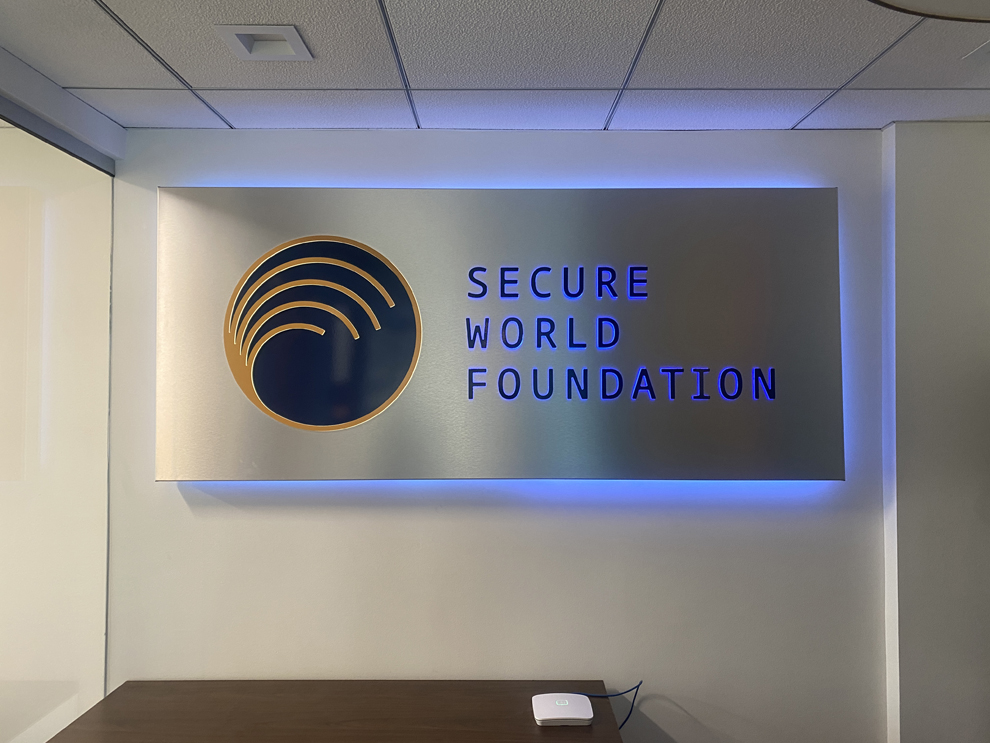 LED Backlit Signs in Alexandria, VA designed and installed for creative illuminated wall branding