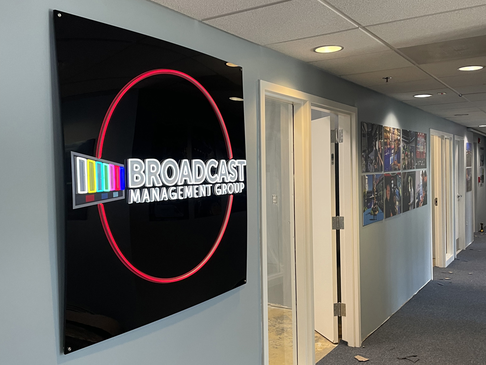 LED Backlit Signs in Gaithersburg, MD designed and installed with custom illuminated lettering for offices