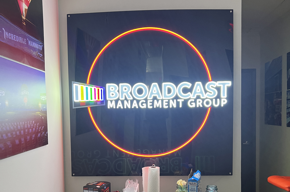 LED Backlit Signs in Reston, VA designed and installed for lobbies and office reception areas