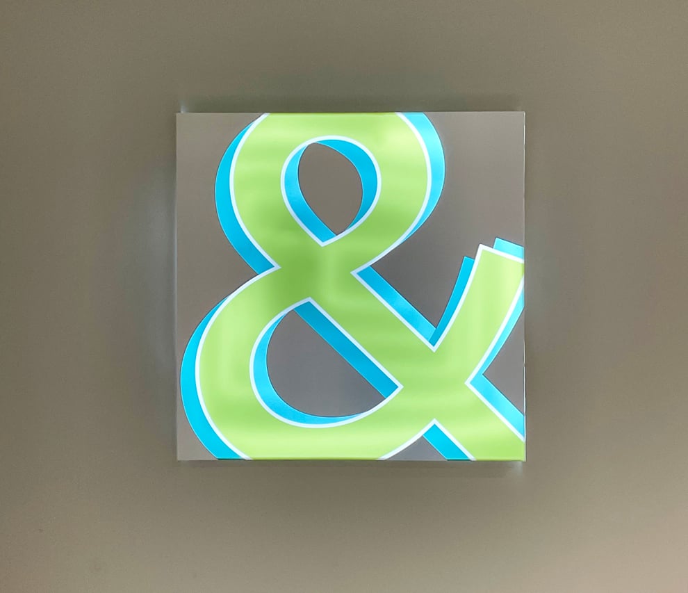 LED Backlit Signs in Sterling, VA designed and installed for workplace branding and visual impact