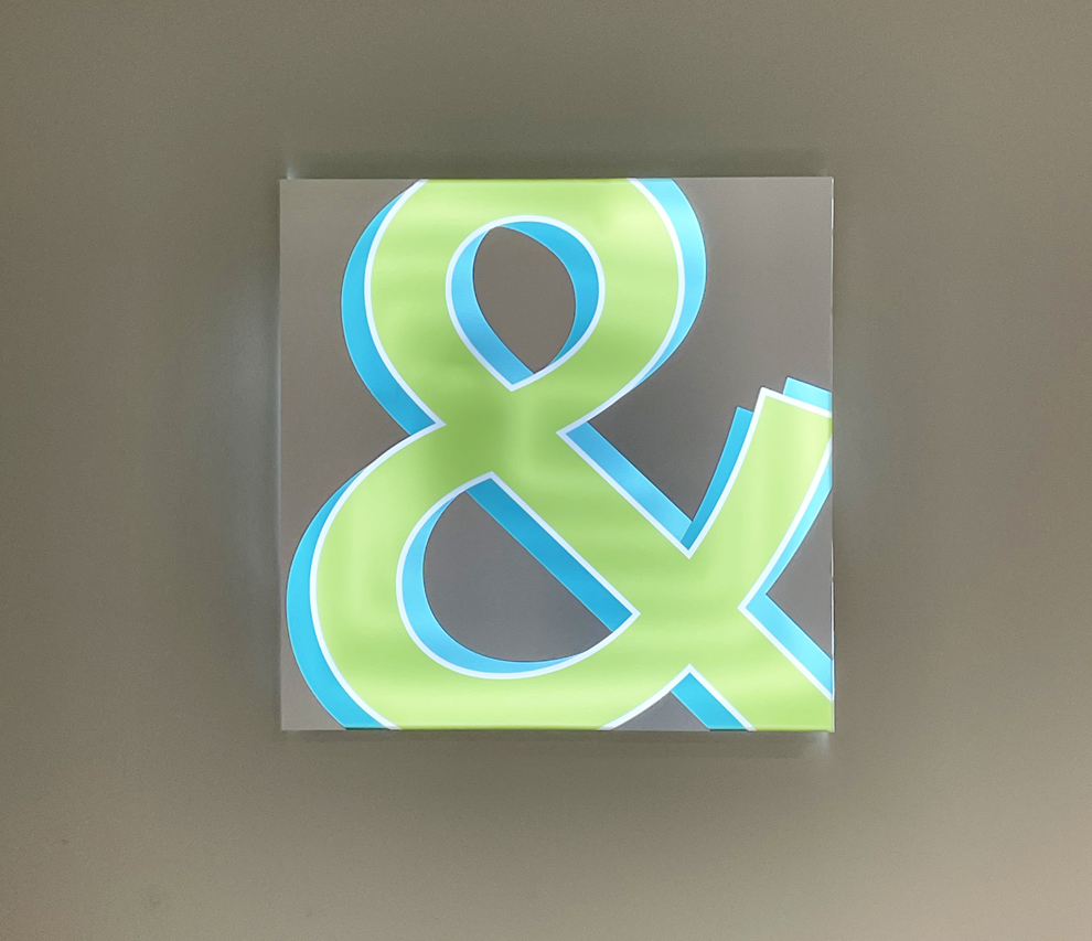 LED Backlit Signs in Washington, DC designed and installed for workplace branding and visual impact