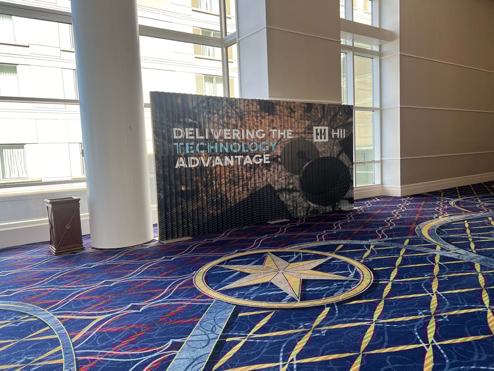 Branded lenticular wall displays for office interiors in Alexandria, VA